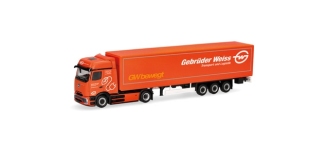 Herpa 320177 - H0 - Mercedes-Benz Plaen-Sattelzug eActros 600 Gebrüder Weiss